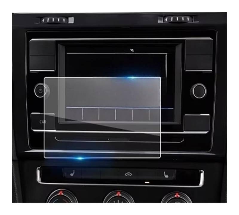 Auto Display Schutz Folie Auto GPS Navigation Displayschutzfolie Autoinnenraum Anti-Kratzfolie Armaturen Für Golf 7 Für Golf Für Variant 2018 von HEEGIN