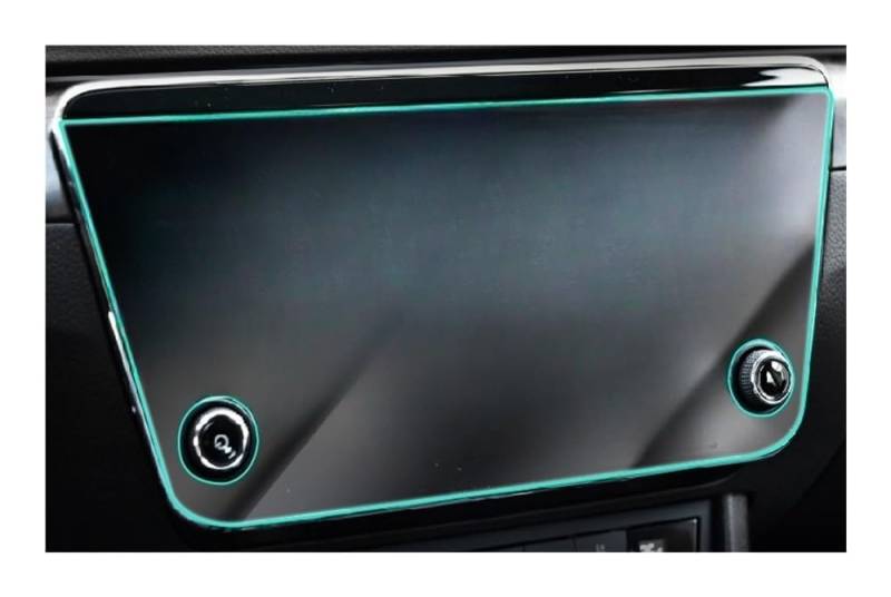 Auto Display Schutz Folie Auto Navigation Schutzfolie Displayschutzfolie TPU Folie Displayschutzfolie Anti Kratzer Innenraum 9,2 Zoll Für Skoda Für Superb 2019-2023 von HEEGIN