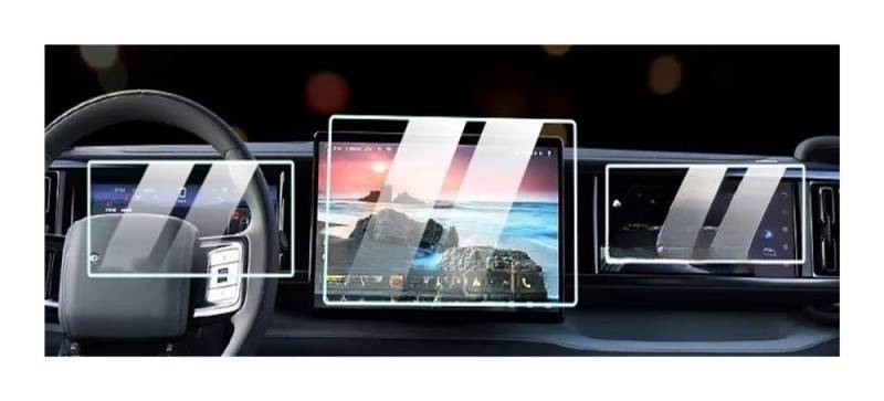 Auto Display Schutz Folie Auto Navigation Screen Protector Film Für BYD Equation Leopard Leopard Für 5 2023 von HEEGIN