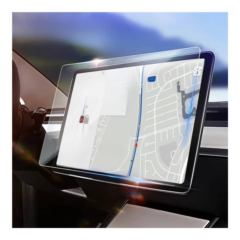 Auto Display Schutz Folie Auto-Navigation Touchscreen Schutzfolie für Model 3 für Model Y für Model S für Model X Displayschutzfolie Autozubehör von HEEGIN