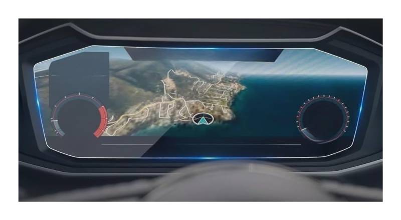 Auto Display Schutz Folie Autoaufkleber Displayschutzfolie für A1 2023 für Navigator Displayschutzfolie Autozubehör für Fahrzeuge von HEEGIN