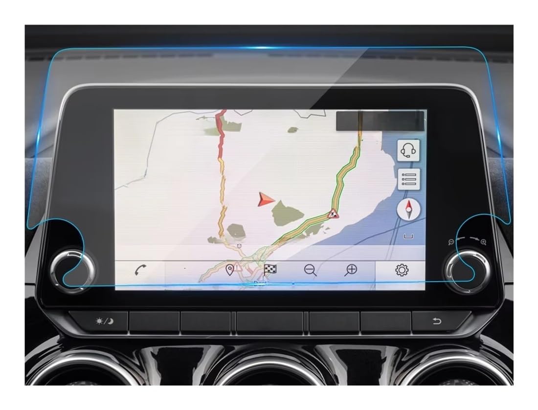 Auto Display Schutz Folie Autoaufkleber Displayschutzfolie für Juke 2023 Navigator Displayschutzfolie Autozubehör für Fahrzeuge Auto Display Schutz Folie Autoaufkleber Displayschutzfolie für Juke 2023 Navigator Displayschutzfolie Autozubehör für Fahrzeuge von HEEGIN