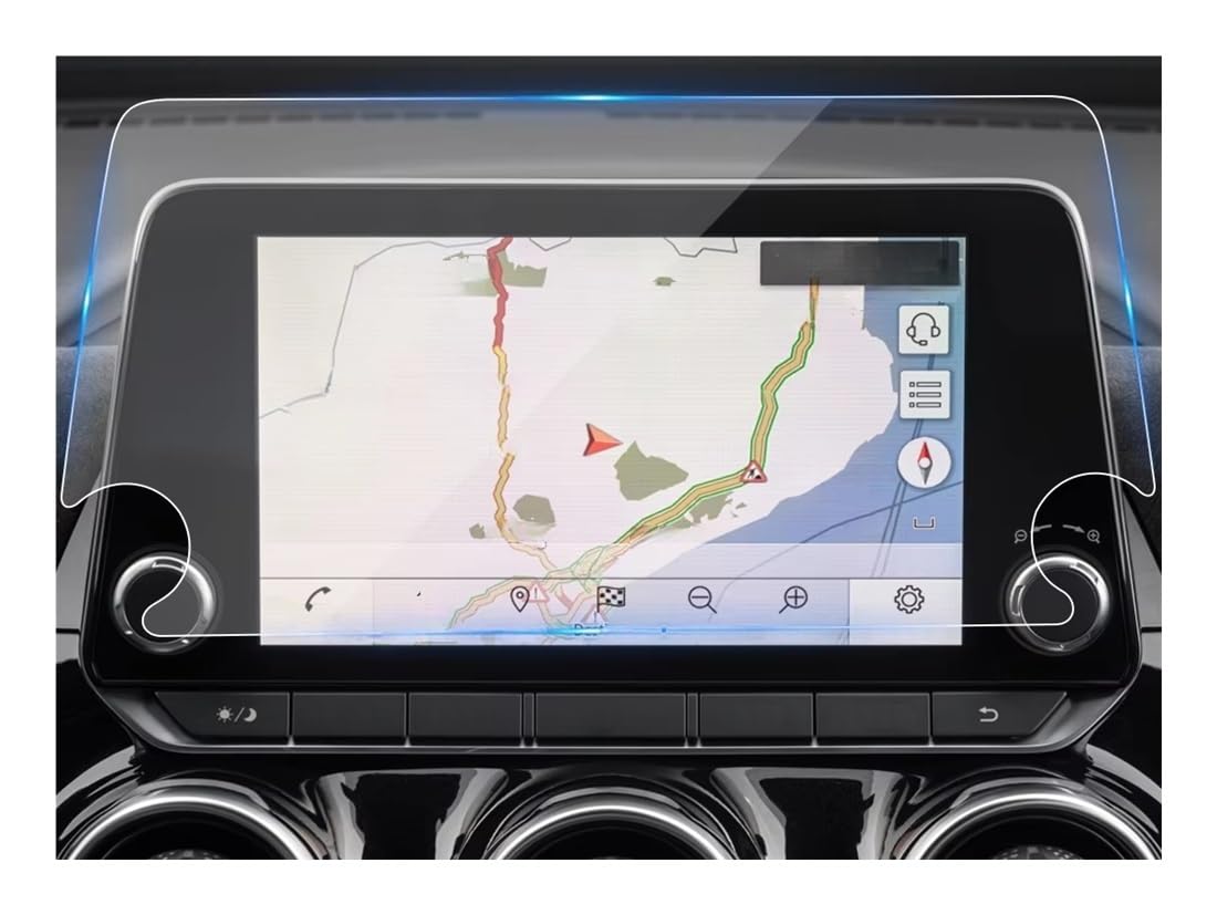 Auto Display Schutz Folie Autoaufkleber Displayschutzfolie für Juke 2023 Navigator Displayschutzfolie Autozubehör für Fahrzeuge Auto Display Schutz Folie Autoaufkleber Displayschutzfolie für Juke 2023 Navigator Displayschutzfolie Autozubehör für Fahrzeuge von HEEGIN