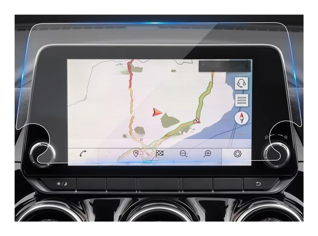 Auto Display Schutz Folie Autoaufkleber Displayschutzfolie für Juke 2023 Navigator Displayschutzfolie Autozubehör für Fahrzeuge Auto Display Schutz Folie Autoaufkleber Displayschutzfolie für Juke 2023 Navigator Displayschutzfolie Autozubehör für Fahrzeuge von HEEGIN