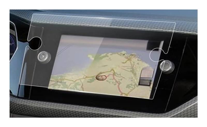 Auto Display Schutz Folie Autoaufkleber Meter Displayschutzfolie für T-Cross 2023 für Tcross Display Schutzfolie Navigation Zubehör von HEEGIN