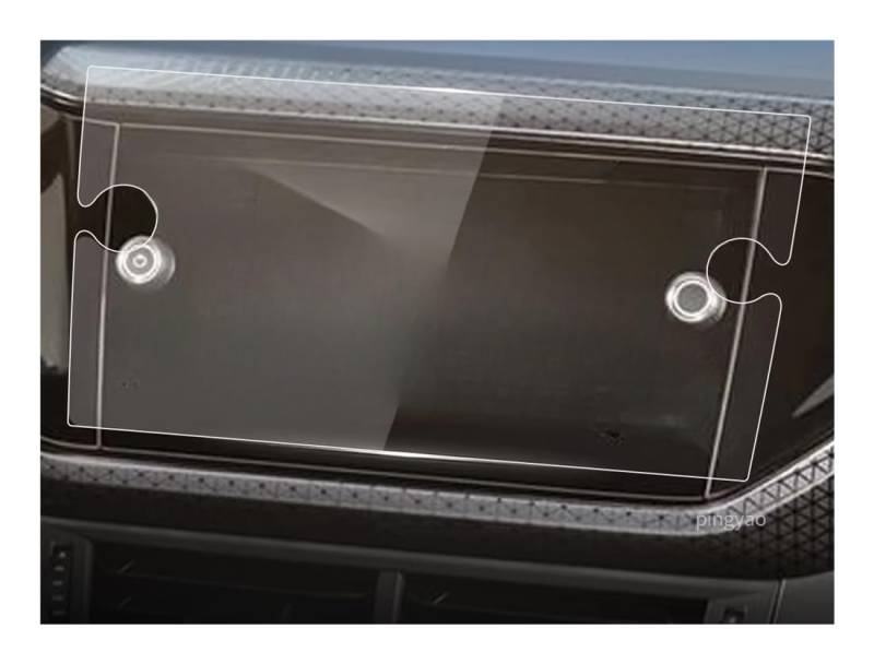 Auto Display Schutz Folie Autoaufkleber Meter Displayschutzfolie für T-Cross 2023 für Tcross Display Schutzfolie Navigation Zubehör von HEEGIN