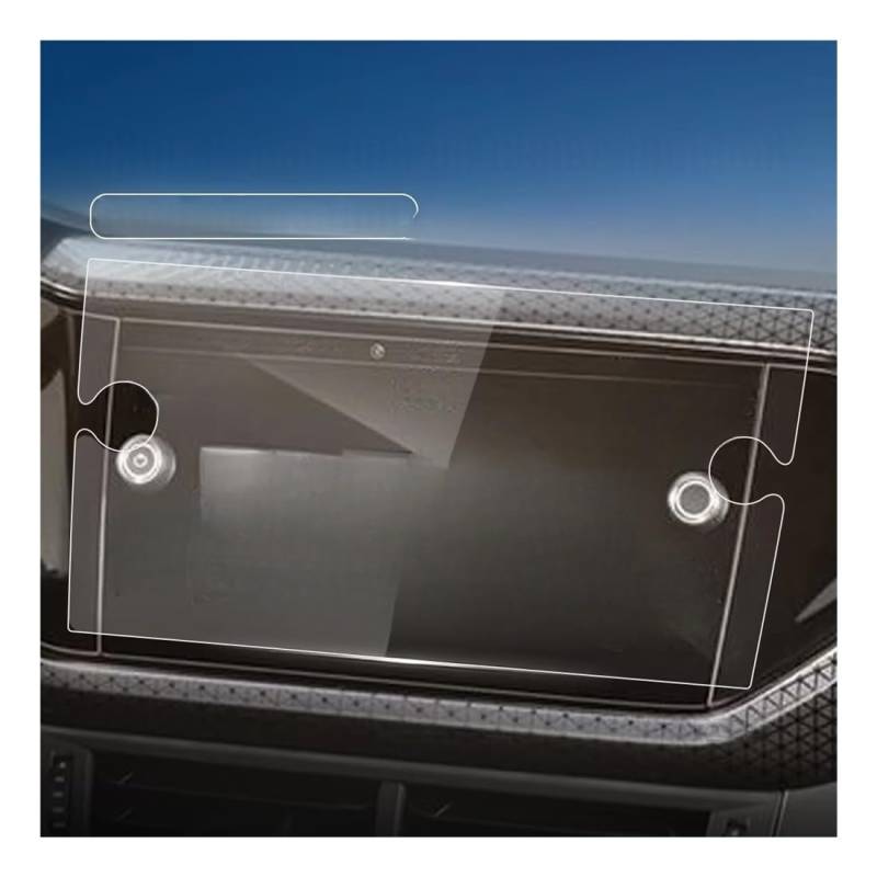 Auto Display Schutz Folie Autoaufkleber Meter Displayschutzfolie für T-Cross 2023 für Tcross Display Schutzfolie Navigation Zubehör von HEEGIN