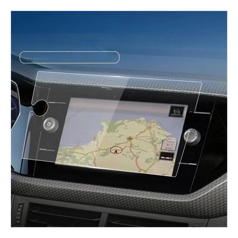 Auto Display Schutz Folie Autoaufkleber Meter Displayschutzfolie für T-Cross 2023 für Tcross Display Schutzfolie Navigation Zubehör von HEEGIN