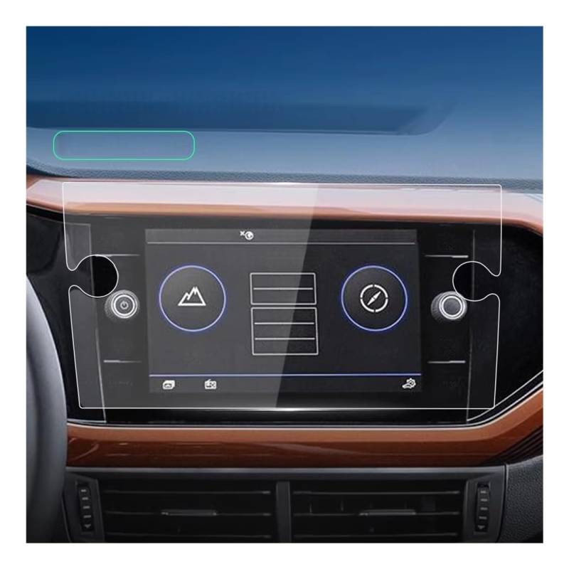 Auto Display Schutz Folie Autoaufkleber Meter Displayschutzfolie für T-Cross 2023 für Tcross Display Schutzfolie Navigation Zubehör von HEEGIN