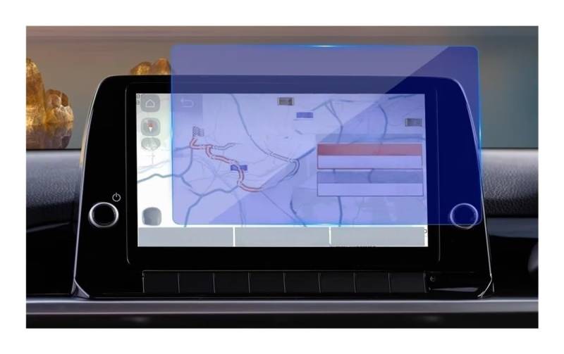 Auto Display Schutz Folie Autoaufkleber Meterschutz für 2023 für Moderne für Picanto Schutzfolie Display Navigation Fahrzeug von HEEGIN