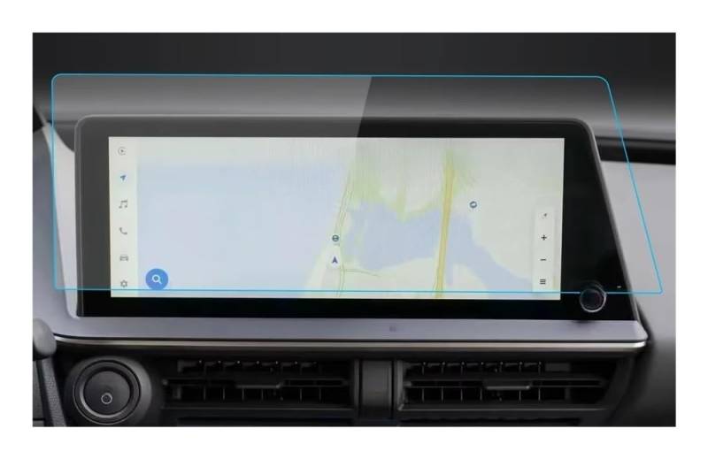 Auto Display Schutz Folie Autozubehör für Prius Displayschutzfolie 2023 Mittelkonsole Glasschutzfolie Navigator Schutzfolie von HEEGIN
