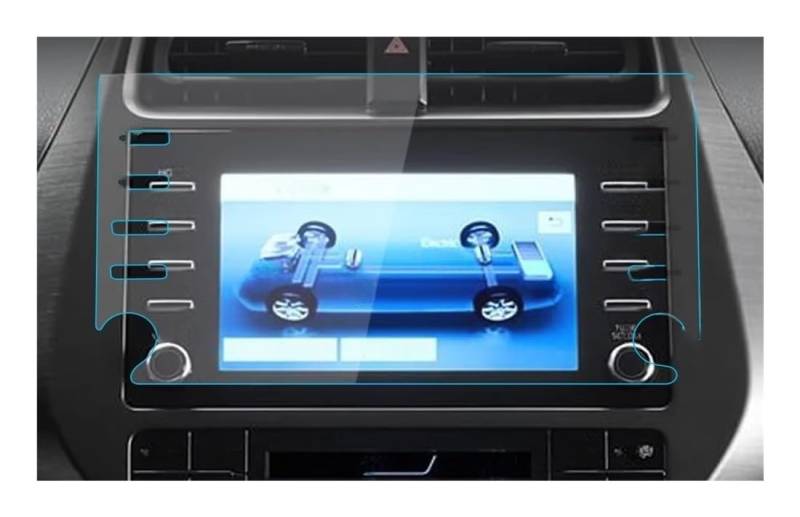 Auto Display Schutz Folie Autozubehör für Prius Displayschutzfolie 2023 Mittelkonsole Schutzfolie Navigator Schutzfolie von HEEGIN