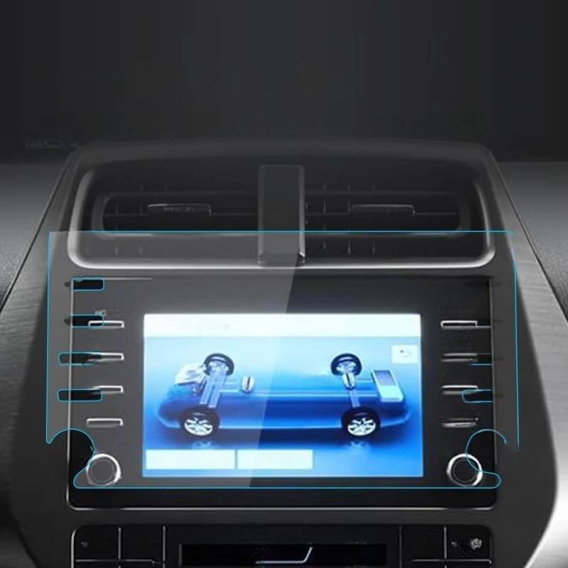 Auto Display Schutz Folie Autozubehör für Prius für Displayschutzfolie 2023 Mittelkonsole Schutzfolie Navigator Schutzfolie von HEEGIN