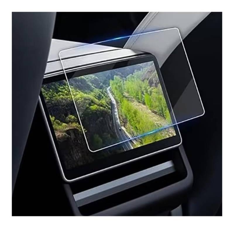 Auto Display Schutz Folie Displayschutzfolie für Model 3 für Highland 2024 für Model Y für Juniper 2025 Bildschirmfolie für die hintere Mittelsteuerung von HEEGIN