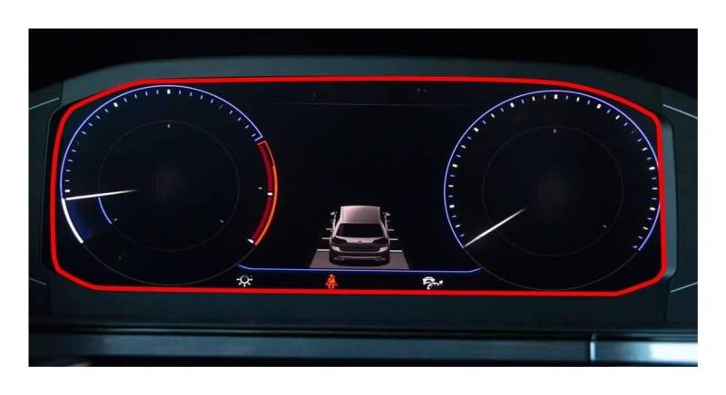 Auto Display Schutz Folie Displayschutzfolie für T-Cross 2021–2022 Autoradio GPS-Navigation Innenausstattung von HEEGIN