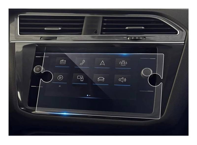 Auto Display Schutz Folie Displayschutzfolie für Tiguan 2018–2023 HD Clear 8 Zoll GPS-Navigation von HEEGIN