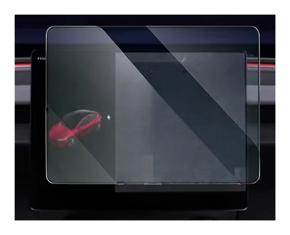 Auto Display Schutz Folie Für Model Y für Launch 2025 für Model 3 für Highland 2024 Displayschutzfolie mit vollständig abgedecktem weichem schwarzem Rahmen von HEEGIN