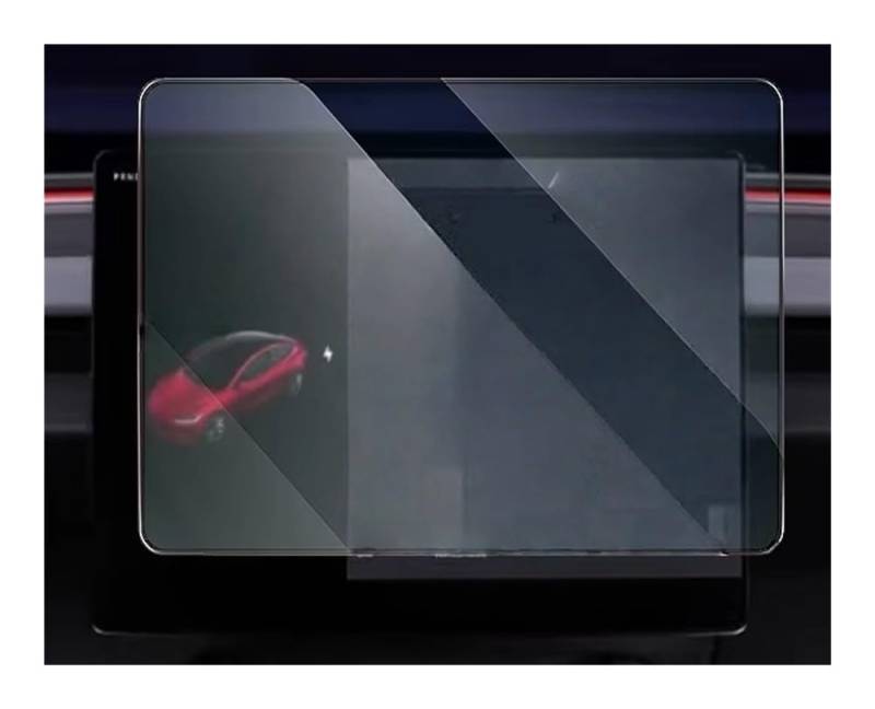 Auto Display Schutz Folie Für Model Y für Launch 2025 für Model 3 für Highland 2024 Displayschutzfolie mit vollständig abgedecktem weichem schwarzem Rahmen von HEEGIN