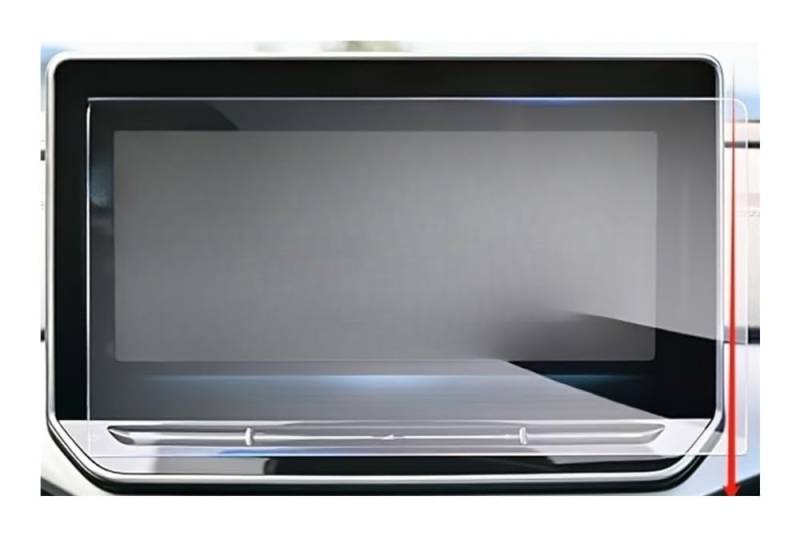 Auto Display Schutz Folie Für Tiguan 3 2024-2025 Navigation Displayschutzfolie Kratzfest Auto Innenausstattung von HEEGIN