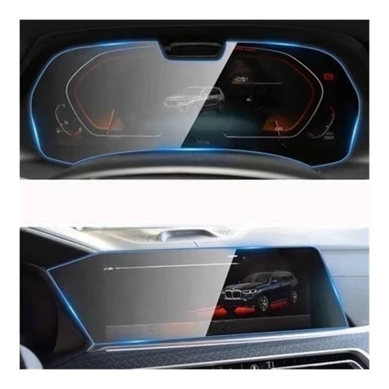 Auto Display Schutz Folie Für X5 Für X6 Für X7 Für G05 Für G06 Für G07 2019-2022 Auto GPS Navigation Displayschutzfolie Anti-Kratz-Folie von HEEGIN