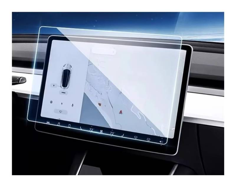 Auto Display Schutz Folie HD Screen Protector Für Model Y Zubehör 2024-2022 Center Display Film Anti-Glare von HEEGIN