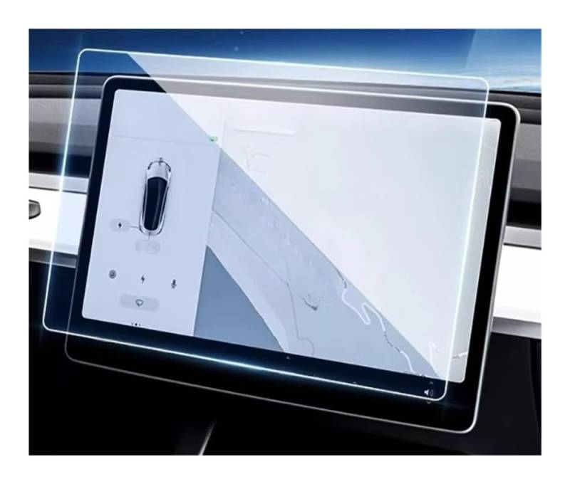 Auto Display Schutz Folie HD Screen Protector Für Model Y Zubehör 2024-2022 Center Display Film Anti-Glare von HEEGIN