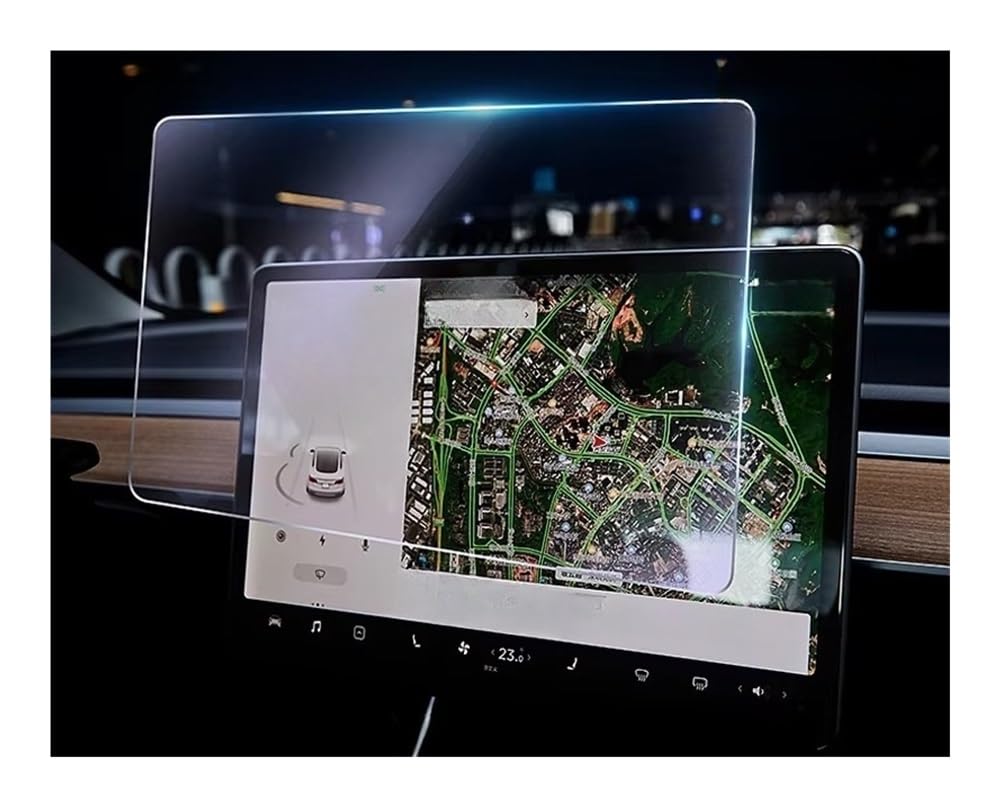 Auto Display Schutz Folie Touchscreen-Schutz für Model 3 für Model Y 15 Zoll Center Control Screen Glasfolie Navigationsschutz Auto Display Schutz Folie Touchscreen-Schutz für Model 3 für Model Y 15 Zoll Center Control Screen Glasfolie Navigationsschutz von HEEGIN