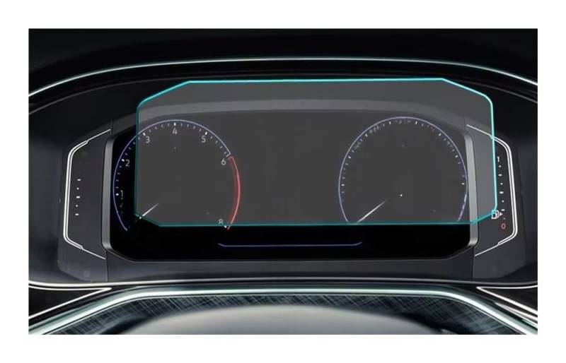 Auto Display schutz folie Auto Navigierung Displayschutzfolie Aufkleber Schutz für Tiguan für Allspace 2022 Dashboard von HEEGIN