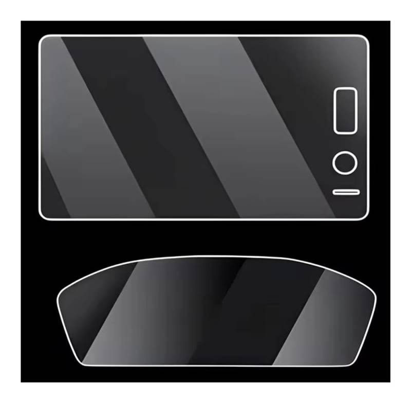 Auto Display schutz folie Für CR-V 2023-2025 Für CRV Für Hybrid GPS Auto Navigation Bildschirm Schutz Film Dashboard Aufkleber von HEEGIN