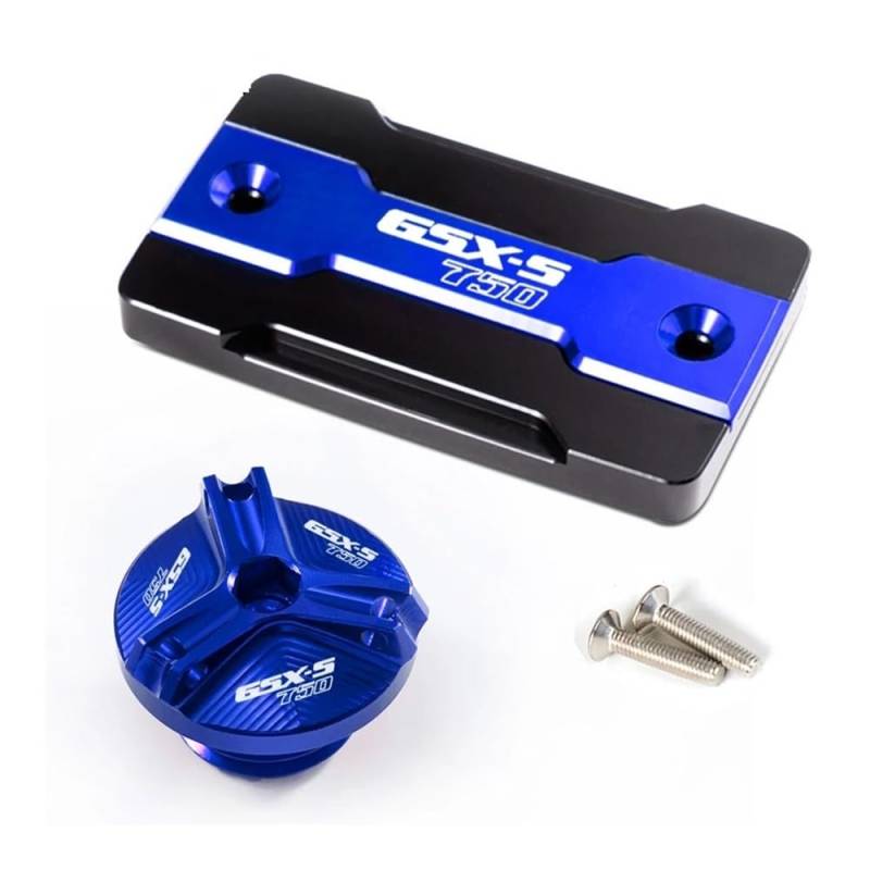 Deckel Für Bremsflüssigkeitsbehälter Für SU&ZUKI GSX-S750 GSXS750 GSX-S 750 GSX S750 Vorderradbrems-Kraftstofftankdeckel Und Einfülldeckel-Schutzzubehör von HEEGIN