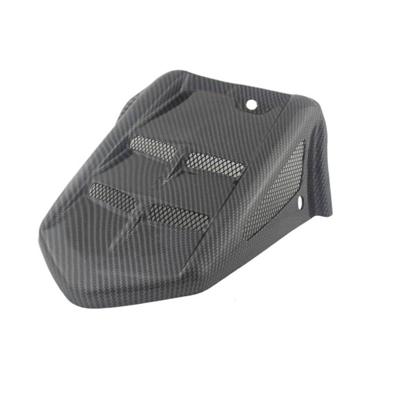 HEEGIN Motorrad-Kotflügel Hinten, Carbon-Look, ABS-Kunststoff mit Aluminiumgeflecht, Universelle Passform, für Yam&aha FZ09 FJ09 MT-09 Tracer XSR900 2013-2020, Schwarz von HEEGIN