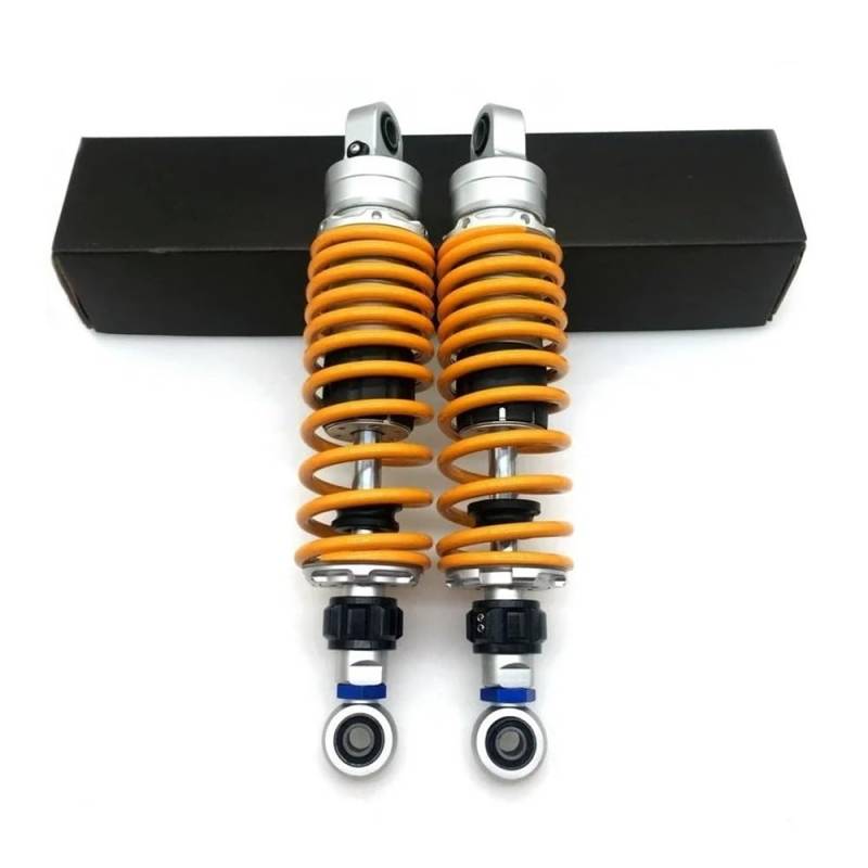 Stoßdämpfer EIN Paar 305mm 320mm 330mm 340mm 345mm 350mm 360mm 8mm Frühling Motorrad Stoßdämpfer Einstellen Hinterradaufhängung Für Für von HEEGIN