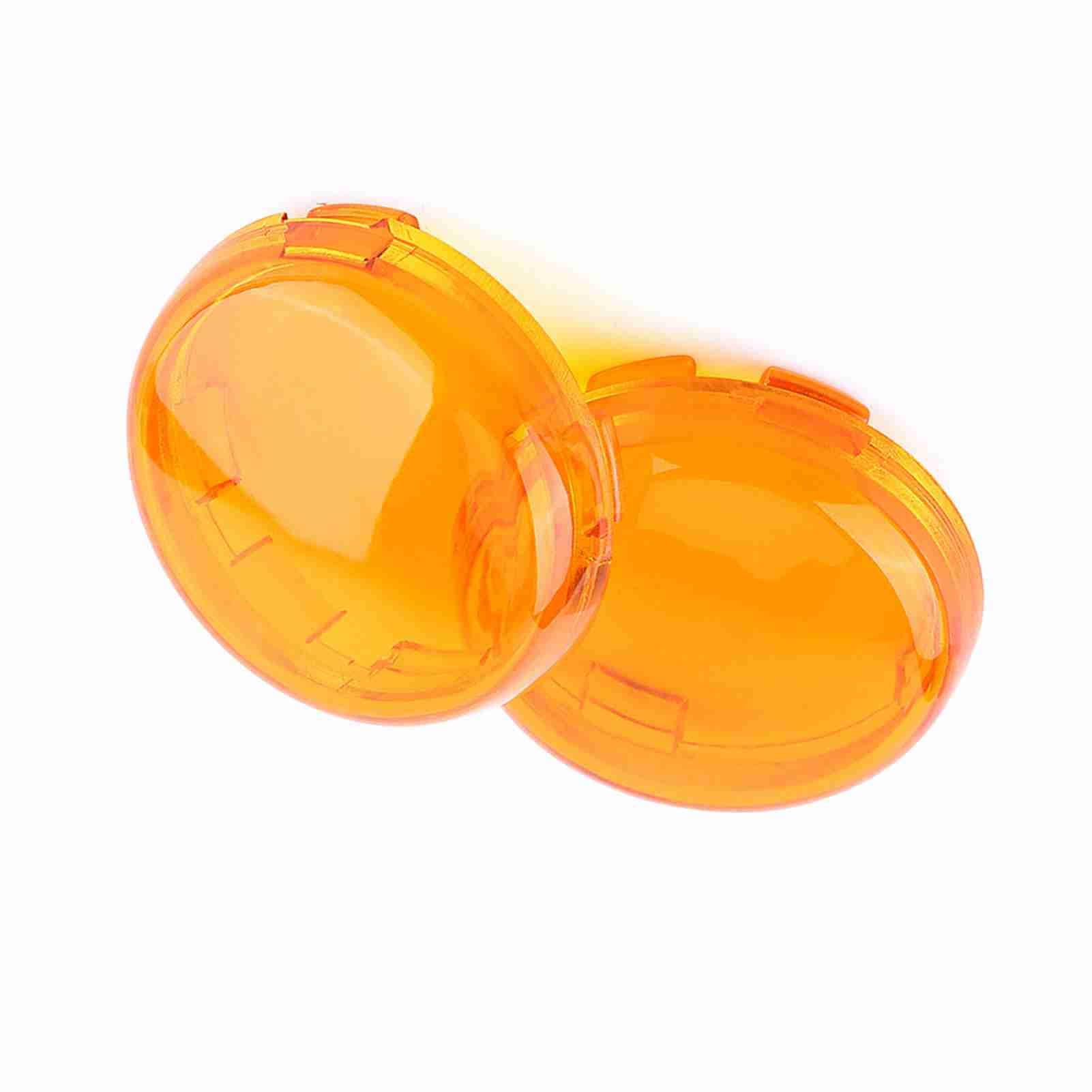 HEEPDD Motorradwende Light Objektivabdeckung PowersportSpart-Injektionshandwerk für XL883 48, Softail, 1986-15, Hergestellt aus Kunststoff mit Verbesserter Sicherheit und Stilvoll (Yellow) von HEEPDD