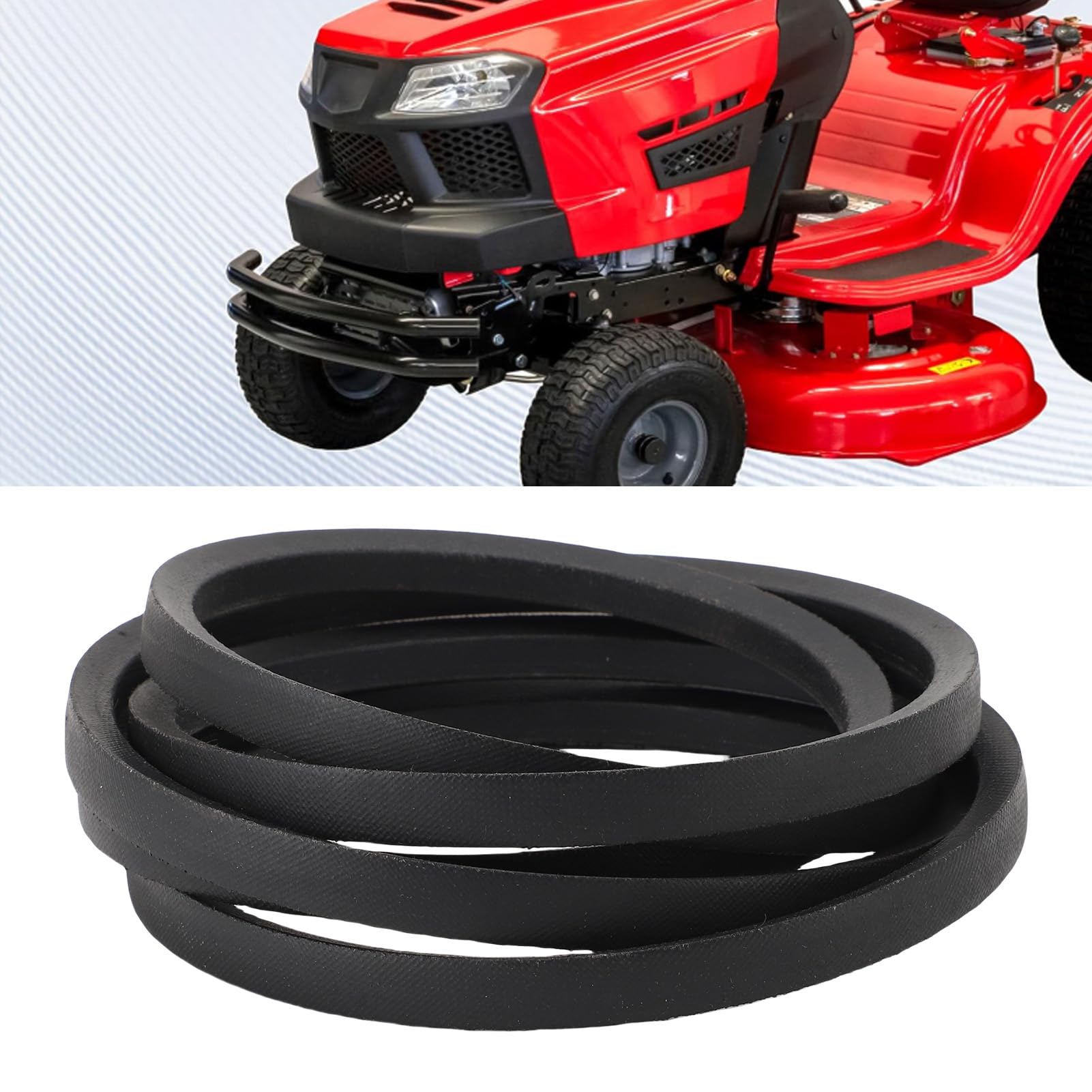 Mähendeckriemen 144959 532144959 531307218 1/2x95in Mäherdeck -Antriebsgürtel für LT1000 LT2000 LT3000 DYT4000 YT3000 YT4000 RAWN MOwer Repalce Mähendeckriemen 144959 532144959 531307218 1/2x95in Mäherdeck -Antriebsgürtel für LT1000 LT2000 LT3000 DYT4000 YT3000 YT4000 RAWN MOwer Repalce von HEEPDD