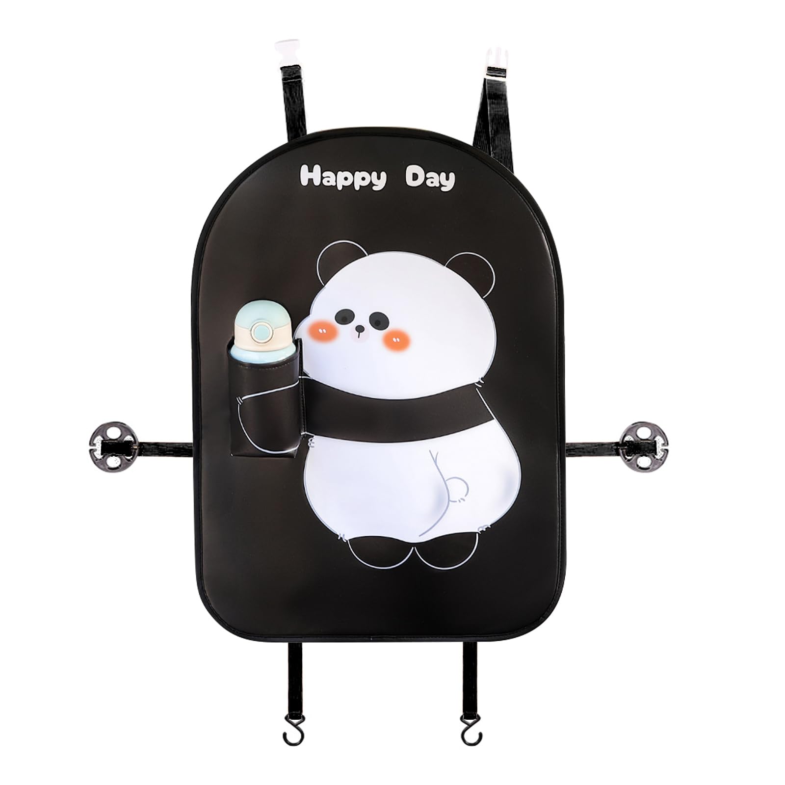 HEEZOU Autositzschutz Kick Matte Niedliche Cartoon Sitz Zurück Abdeckung Mit Wasserflaschenhalter Wasserdichtes Kick Schutzmatte HEEZOU Autositzschutz Kick Matte Niedliche Cartoon Sitz Zurück Abdeckung Mit Wasserflaschenhalter Wasserdichtes Kick Schutzmatte von HEEZOU