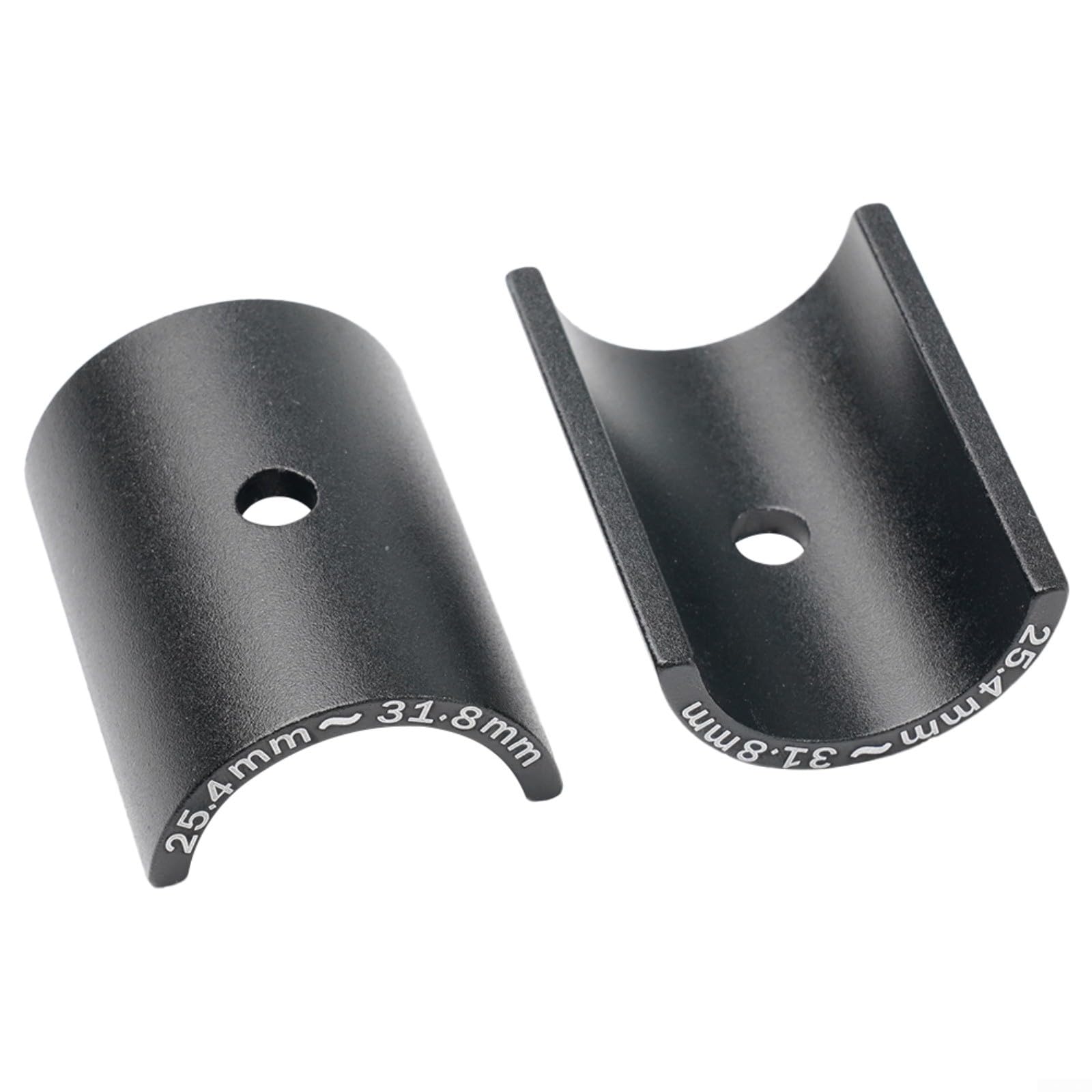 Fahrrad Lenker Abstandshalter, Lenker Bar Shim Abstandshalter Stängel Reducer 25.4mm zu 31.8mm Stängel Reducer Lenker Shim Reducing Adapter Abstandshalter(Black) von HEIBTENY