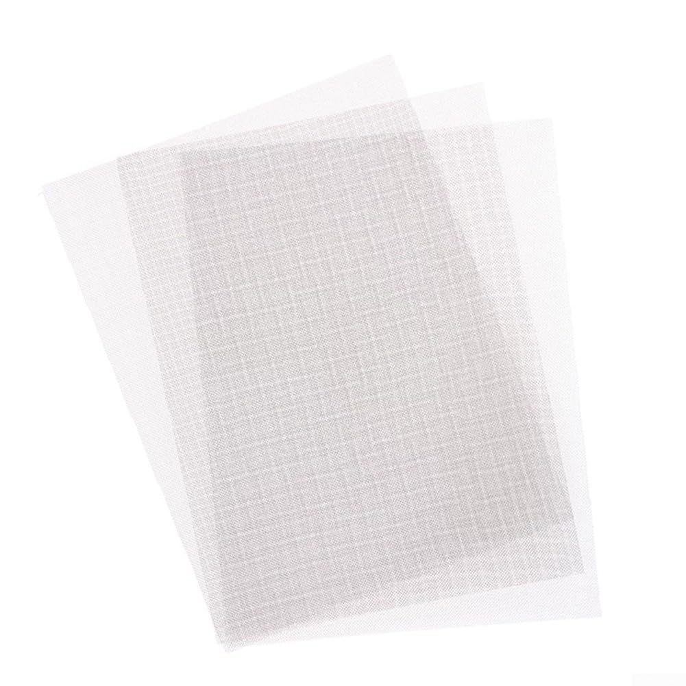 HEIBTENY 3Pcs Auto Stoßstange Gitter Reparatur Mesh 20X15CM, Edelstahl Auto Stoßstange Reparatur Net Kunststoff Riss Reparatur Loch Mesh von HEIBTENY