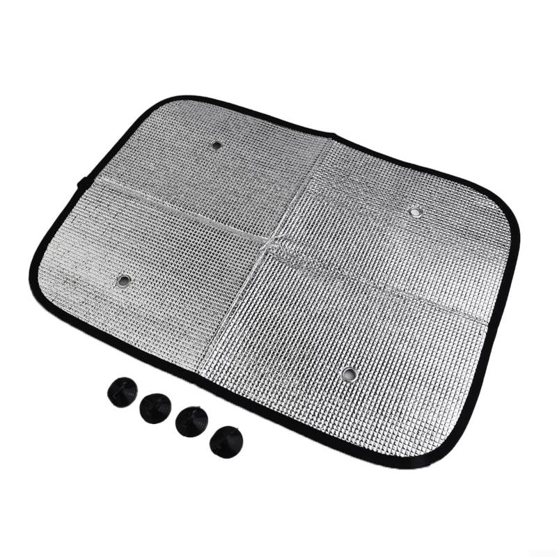 HEIBTENY Reflektierender Sonnenschutz-Isolator 40x60cm für Fenster, Verdunkelung, wasserdicht, Sauger, RV, Wohnwagen, Wohnmobil-Dachfenster von HEIBTENY