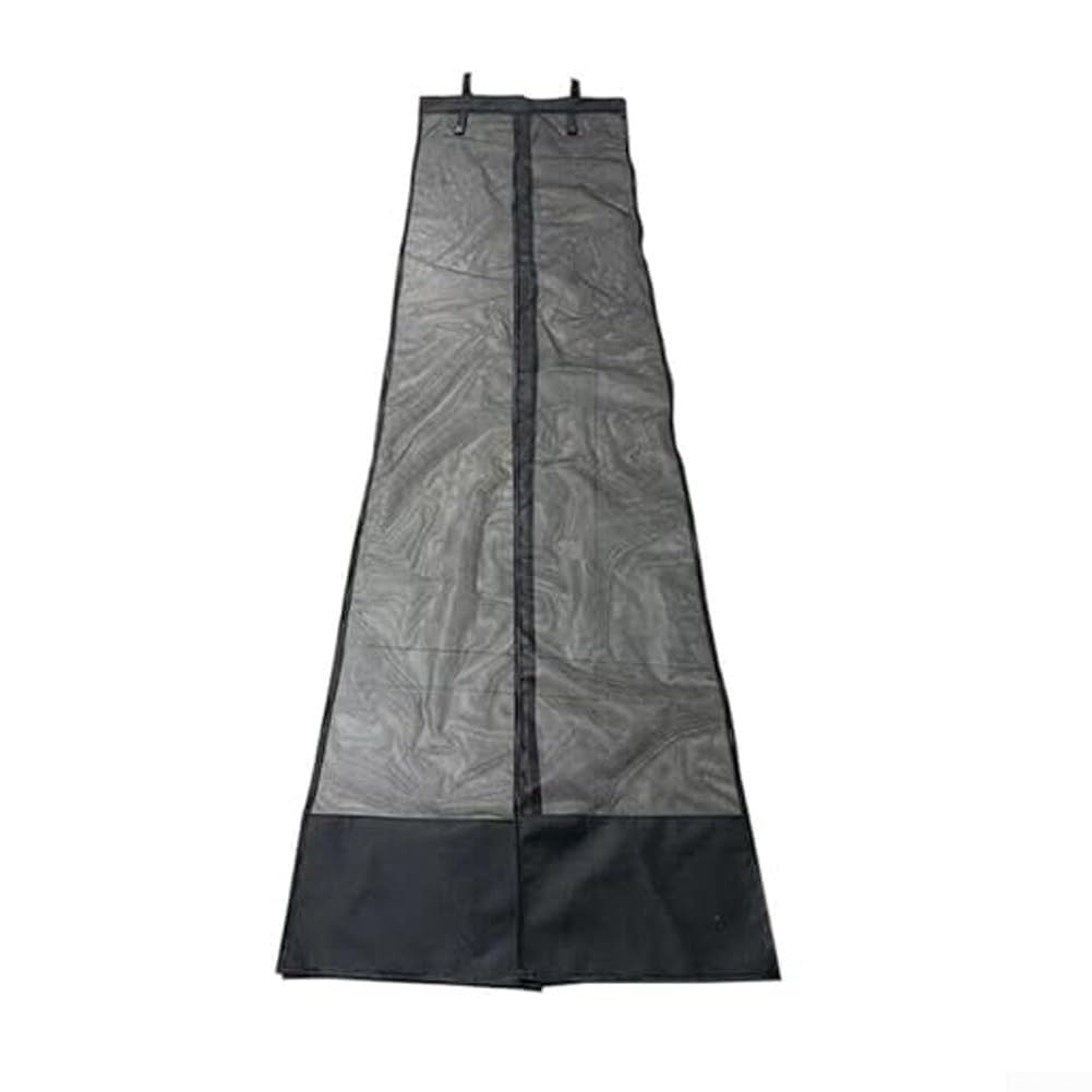 HEIBTENY Wohnmobil-Türvorhang mit Reißverschluss für Anhänger, Sonnenschutz, Sichtschutz, 70 x 220 cm, Schwarz HEIBTENY Wohnmobil-Türvorhang mit Reißverschluss für Anhänger, Sonnenschutz, Sichtschutz, 70 x 220 cm, Schwarz von HEIBTENY