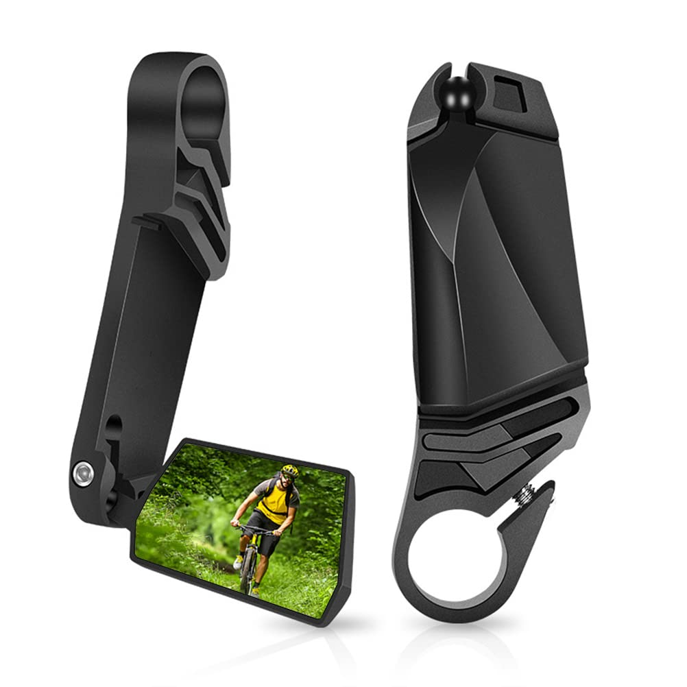 HEITIGN 2 Stück Fahrradspiegel, 360° Drehbarer Faltbar HD Fahrradspiegel, für Fahrradlenker mit 16–22 mm Innendurchmesser, Fahrradspiegel für Lenker ebike Rennrad Mountainbike HEITIGN 2 Stück Fahrradspiegel, 360° Drehbarer Faltbar HD Fahrradspiegel, für Fahrradlenker mit 16–22 mm Innendurchmesser, Fahrradspiegel für Lenker ebike Rennrad Mountainbike von HEITIGN