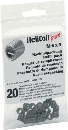 HELICOIL Plus Gewindeeinsatz 2xD, Standard-Nachfüllpackung, M8 von Helicoil