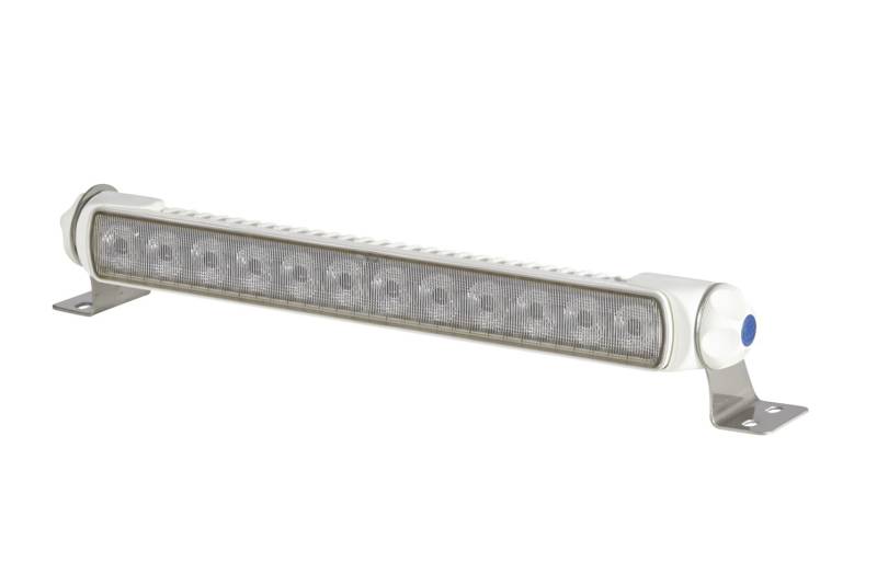 HELLA Marine LED Lightbar 12-24V DC - 2200 Lumen Sea Hawk-350 - Weißes Gehäuse - Nahfeldausleuchtung - Schwenkbare Schraubbefestigung - Deckscheinwerfer Bootsscheinwerfer 2LT 958 040-711 von HELLA Marine