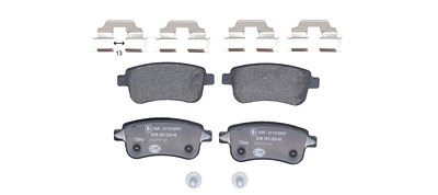 Hella Bremsbelagsatz, Scheibenbremse [Hersteller-Nr. 8DB355025-421] für Renault von HELLA