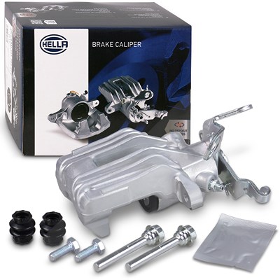 Hella Bremssattel hinten links [Hersteller-Nr. 8AN355783-731] für Audi, Seat, Skoda, VW von HELLA