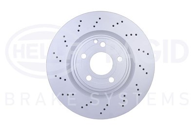 Hella 1x Bremsscheibe [Hersteller-Nr. 8DD355122-891] für Mercedes-Benz von HELLA