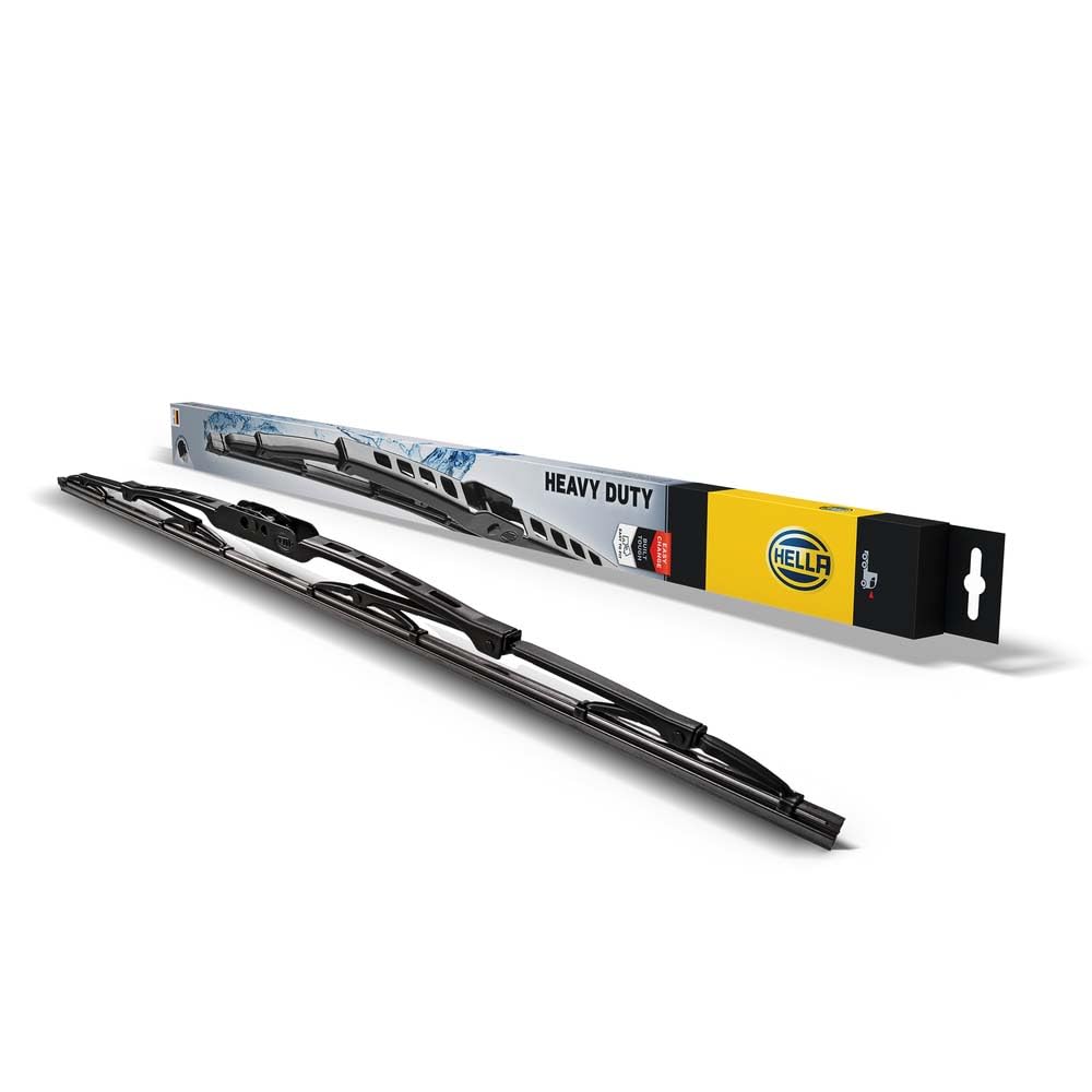 HELLA 9XW 184 107-281 Heavy Duty Scheibenwischer - HD70A - Bügelwischerblatt - für Links-/Rechtslenker - 28" - 700mm - vorne - Menge: 1, Black HELLA 9XW 184 107-281 Heavy Duty Scheibenwischer - HD70A - Bügelwischerblatt - für Links-/Rechtslenker - 28" - 700mm - vorne - Menge: 1, Black von Hella