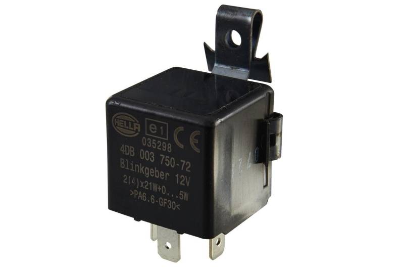 HELLA Blinkerrelais AUDI,OPEL,FORD 4DB 003 750-721 34336871455,61311371851,6871455 Blinkgeber 6948089,e1035298,51347573,2500024,1371851,61316948089 von HELLA