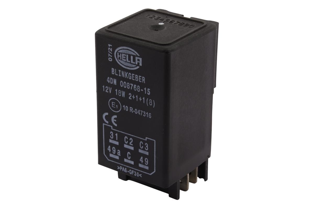 HELLA Blinkerrelais MULTICAR,DEUTZ-FAHR 4DN 008 768-151 0434908310,04349083 Blinkgeber HELLA Blinkerrelais MULTICAR,DEUTZ-FAHR 4DN 008 768-151 0434908310,04349083 Blinkgeber von HELLA