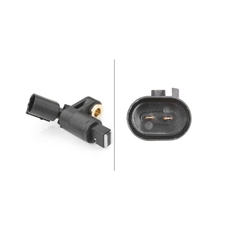 Hella ABS-Sensor Raddrehzahlsensor vorne links Audi Seat Skoda VW Hella ABS-Sensor Raddrehzahlsensor vorne links Audi Seat Skoda VW von HELLA
