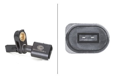 Hella ABS Sensor Vorderachse links [Hersteller-Nr. 6PU010039-991] für Audi, Cupra, Seat, Skoda, VW von HELLA